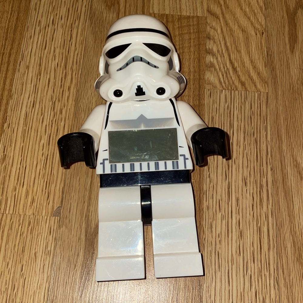 Star Wars-Storm Trooper Alarm Clock-gently used